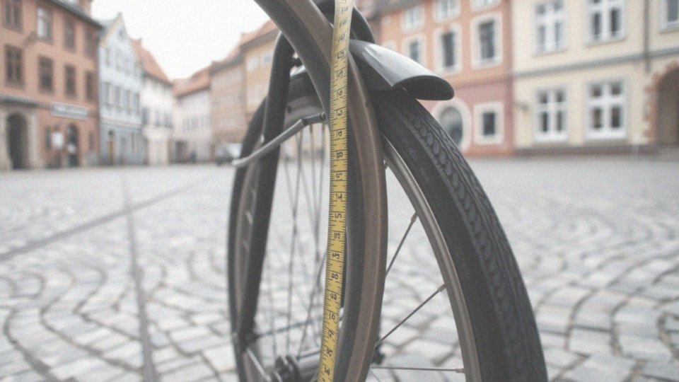 Jak zmierzyć średnicę koła rowerowego za pomocą taśmy mierniczej?