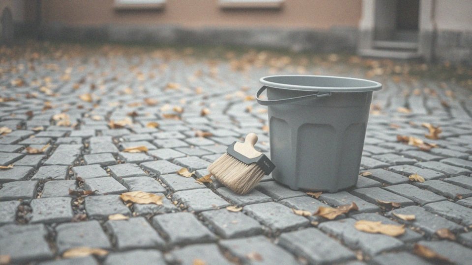 Jakie zasady obowiązują podczas czyszczenia kostki brukowej?