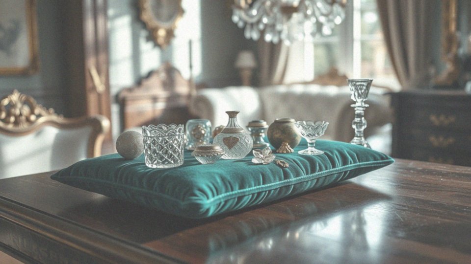 Jakie materiały są używane do produkcji ozdób w stylu glamour?