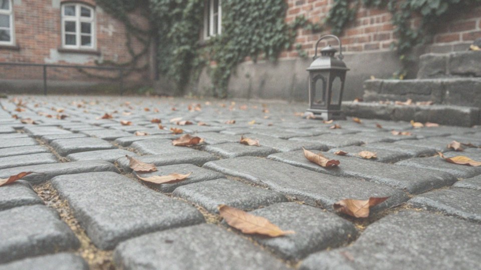 Jak często należy czyścić kostkę brukową, aby uniknąć rdzawych plam?