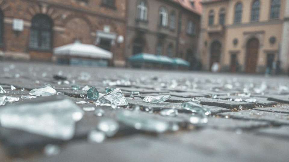 Co symbolizuje tłuczenie szkła?