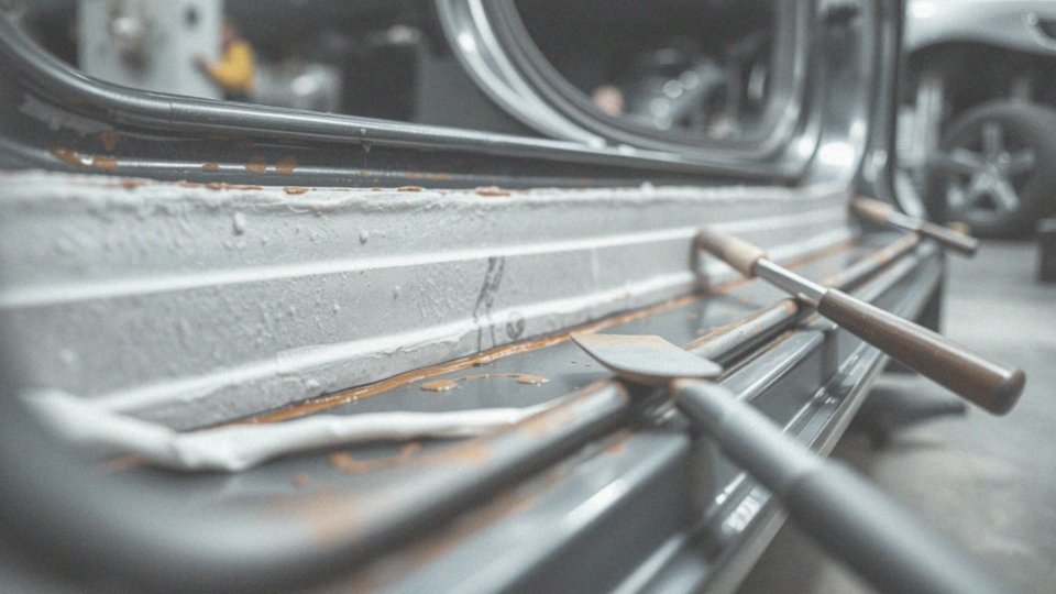 W jaki sposób wypełnienie progów zwiększa sztywność konstrukcji pojazdu?